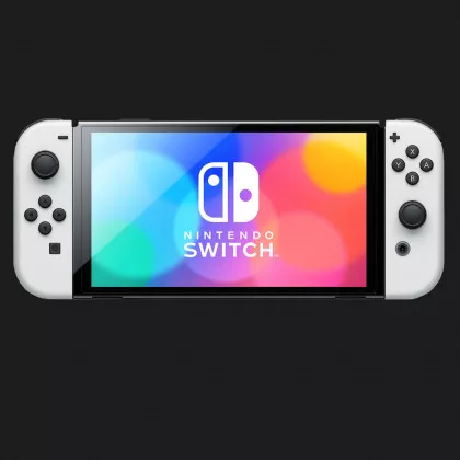 Портативна ігрова приставка Nintendo Switch OLED with White Joy-Con (045496453435)